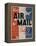 Use Air Mail, Give Wings to Your Letters. American Advertising Poster-null-Framed Premier Image Canvas