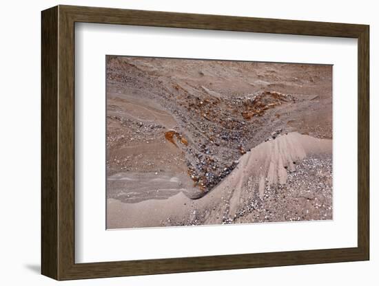 Usedom, Baltic Sea Beach, Escarpment with Sediment Layers-Catharina Lux-Framed Photographic Print