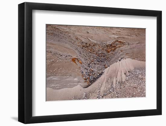 Usedom, Baltic Sea Beach, Escarpment with Sediment Layers-Catharina Lux-Framed Photographic Print