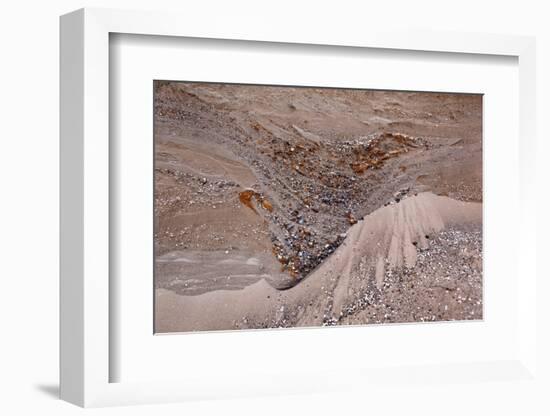 Usedom, Baltic Sea Beach, Escarpment with Sediment Layers-Catharina Lux-Framed Photographic Print