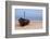 Usedom, Baltic Sea Beach, Fishing Boat-Catharina Lux-Framed Photographic Print