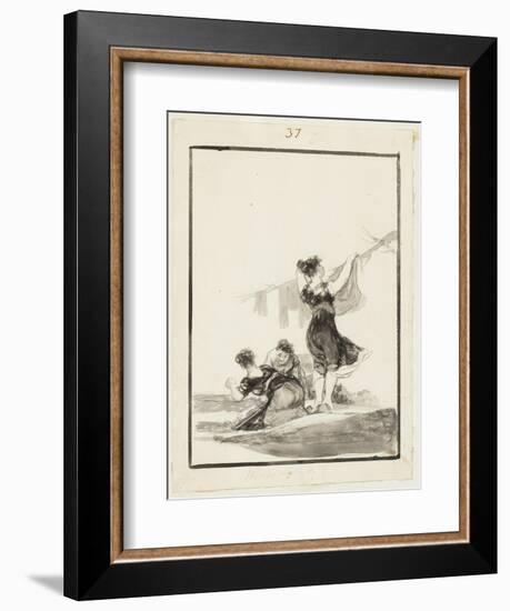 Useful Work-Francisco de Goya-Framed Giclee Print