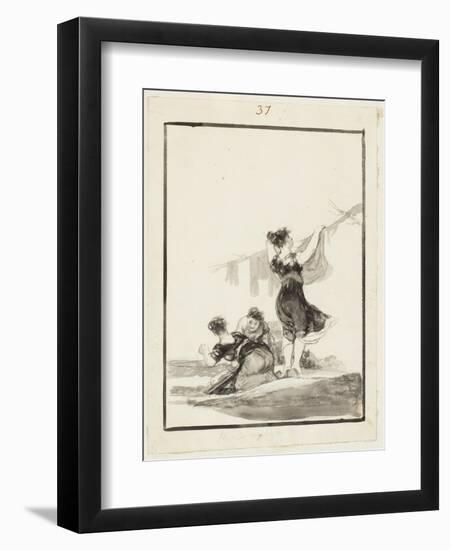 Useful Work-Francisco de Goya-Framed Giclee Print