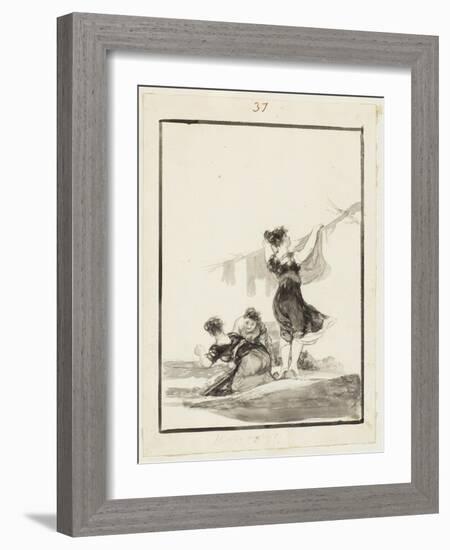 Useful Work-Francisco de Goya-Framed Giclee Print