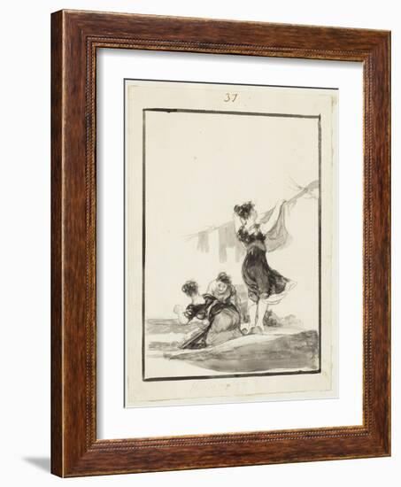 Useful Work-Francisco de Goya-Framed Giclee Print