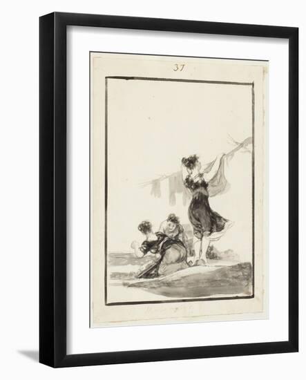 Useful Work-Francisco de Goya-Framed Giclee Print