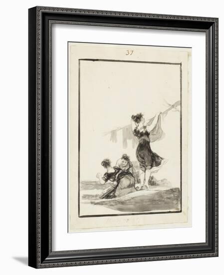 Useful Work-Francisco de Goya-Framed Giclee Print