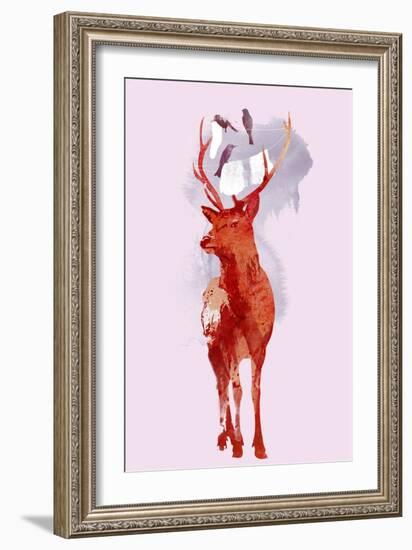 Useless Deer-Robert Farkas-Framed Giclee Print