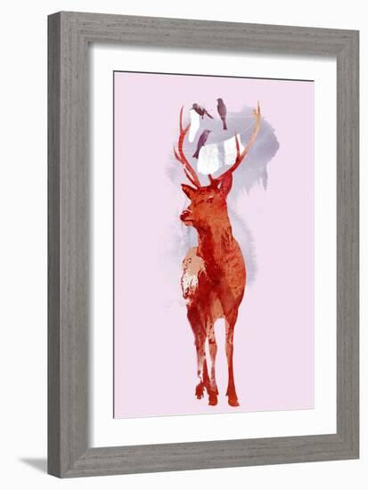 Useless Deer-Robert Farkas-Framed Giclee Print