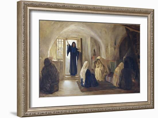 Ushered in a Tearful Joy, 1899-1905-Vasili Dmitrievich Polenov-Framed Giclee Print