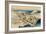 Ushibori in Hitachi Province-Katsushika Hokusai-Framed Premium Giclee Print