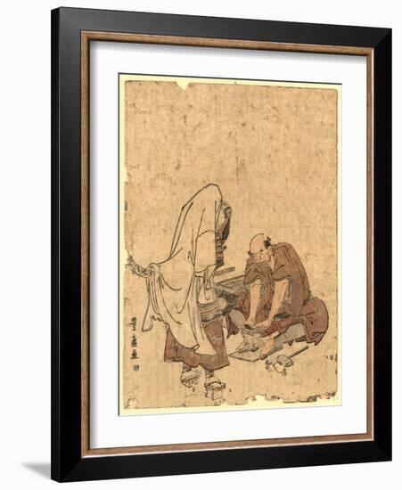 Ushjiwakamaru No Takageta Naoshi-Utagawa Toyohiro-Framed Giclee Print