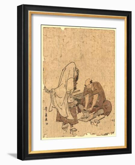 Ushjiwakamaru No Takageta Naoshi-Utagawa Toyohiro-Framed Giclee Print