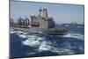 USNS Patuxent Conducts a Replenishment at Sea with USS Kearsarge-null-Mounted Photographic Print