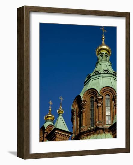 Uspenski Cathedral, an Eastern Orthodox Cathedral Overlooking the City, Helsinki, Finland-Nancy & Steve Ross-Framed Photographic Print