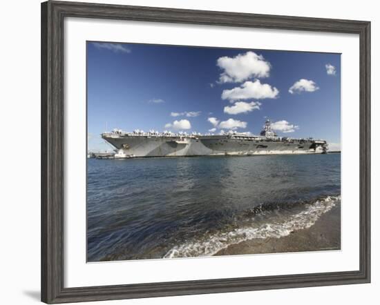 USS Abraham Lincoln-Stocktrek Images-Framed Photographic Print