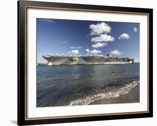 USS Abraham Lincoln-Stocktrek Images-Framed Photographic Print