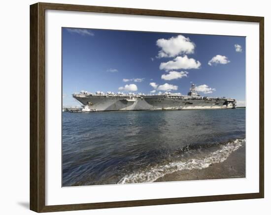 USS Abraham Lincoln-Stocktrek Images-Framed Photographic Print