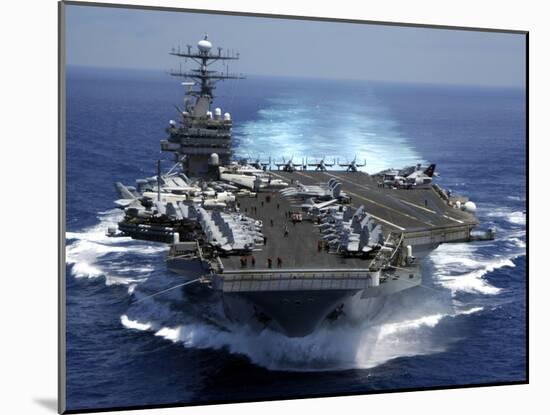 USS Carl Vinson in Indian Ocean During the Second Gulf War, Mar. 15, 2005-null-Mounted Photo