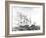 Uss Constitution and Hms Guerriere-null-Framed Giclee Print