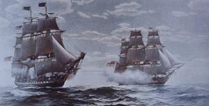USS Constitution and HMS Java