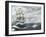 USS Constitution Heads for HM Frigate Guerriere-Vincent Booth-Framed Premium Giclee Print