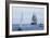 USS Constitution "Old Ironsides" Under Sail, Massachusetts Bay, Celebrating Its Bicentennial, 1997-null-Framed Photographic Print