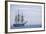 USS Constitution "Old Ironsides" Under Sail, Massachusetts Bay, Celebrating Its Bicentennial, 1997-null-Framed Photographic Print