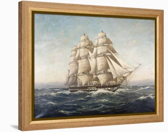 Uss Constitution-Myron Clark-Framed Premier Image Canvas