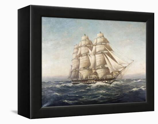 Uss Constitution-Myron Clark-Framed Premier Image Canvas