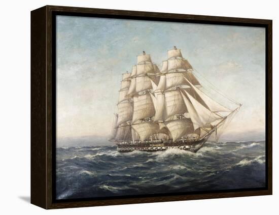 Uss Constitution-Myron Clark-Framed Premier Image Canvas