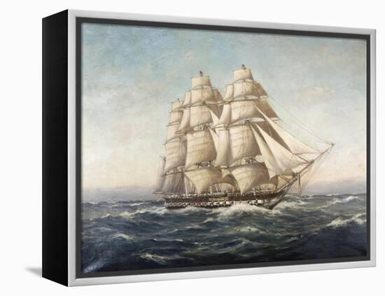 Uss Constitution-Myron Clark-Framed Premier Image Canvas