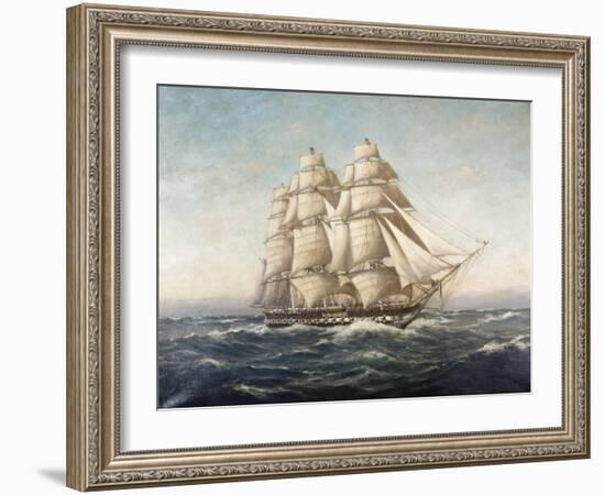 Uss Constitution-Myron Clark-Framed Giclee Print