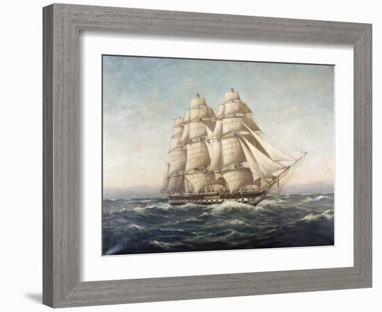 Uss Constitution-Myron Clark-Framed Giclee Print