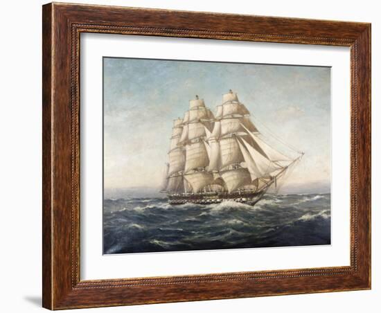 Uss Constitution-Myron Clark-Framed Giclee Print