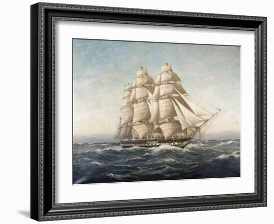 Uss Constitution-Myron Clark-Framed Giclee Print