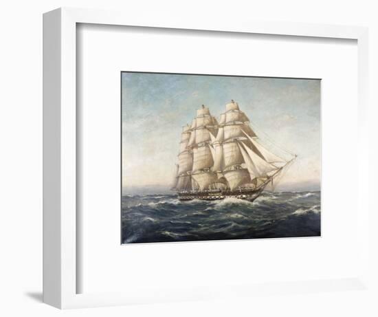 Uss Constitution-Myron Clark-Framed Premium Giclee Print