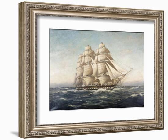 Uss Constitution-Myron Clark-Framed Giclee Print