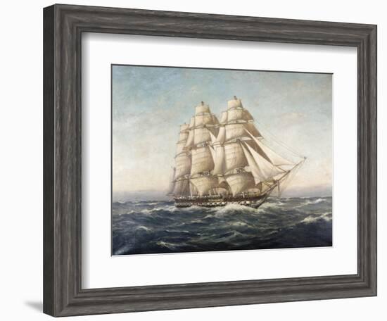 Uss Constitution-Myron Clark-Framed Giclee Print