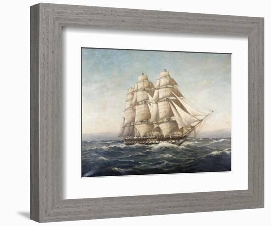 Uss Constitution-Myron Clark-Framed Giclee Print