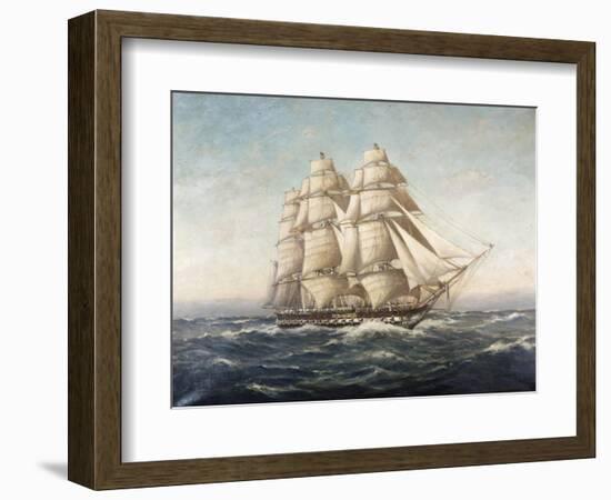 Uss Constitution-Myron Clark-Framed Giclee Print