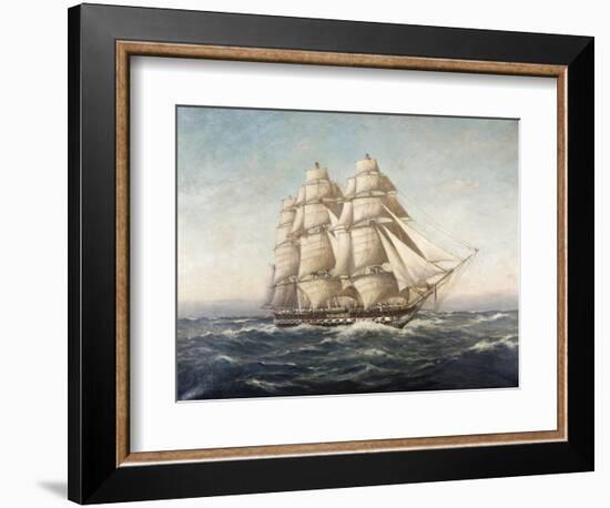 Uss Constitution-Myron Clark-Framed Giclee Print