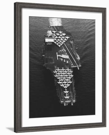 USS Enterprise in the Mediterranean Sea-null-Framed Photographic Print