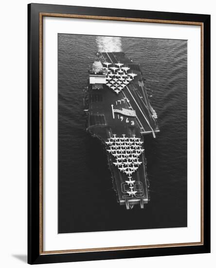 USS Enterprise in the Mediterranean Sea-null-Framed Photographic Print