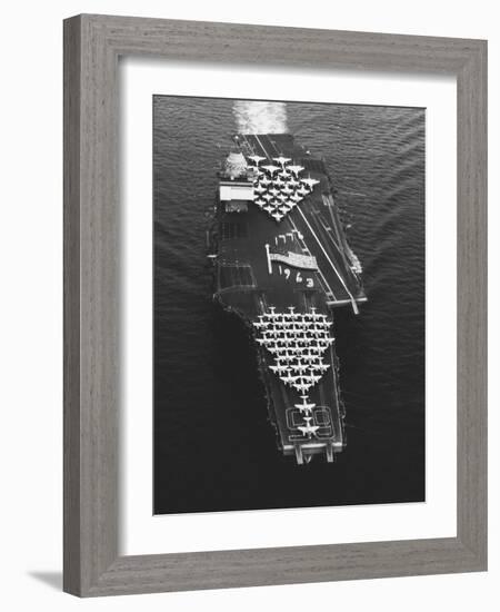 USS Enterprise in the Mediterranean Sea-null-Framed Photographic Print