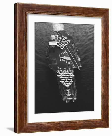 USS Enterprise in the Mediterranean Sea-null-Framed Photographic Print