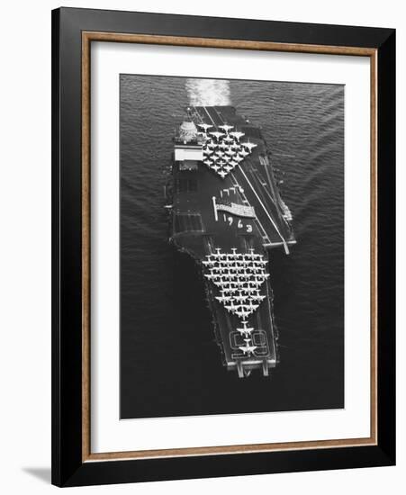 USS Enterprise in the Mediterranean Sea-null-Framed Photographic Print