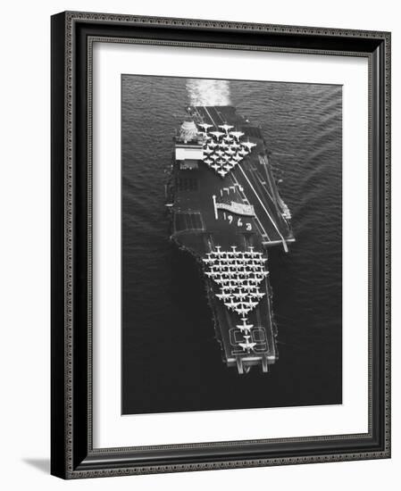 USS Enterprise in the Mediterranean Sea-null-Framed Photographic Print