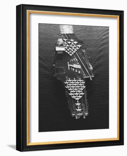 USS Enterprise in the Mediterranean Sea-null-Framed Photographic Print