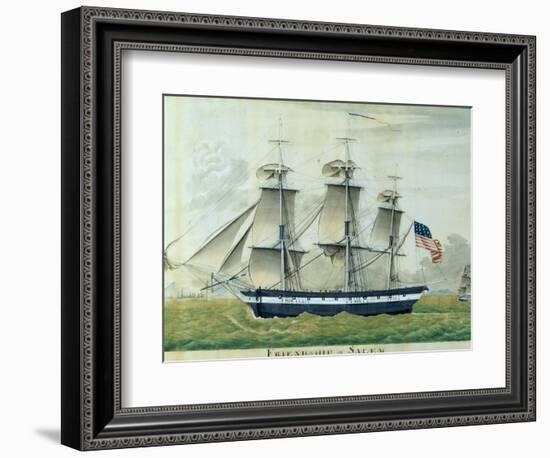 Uss 'Friendship' of Salem-Giuseppe Fedi-Framed Giclee Print